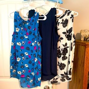 Business tank top set of 3, Adriana papel/violet+Claire/saint tropes west